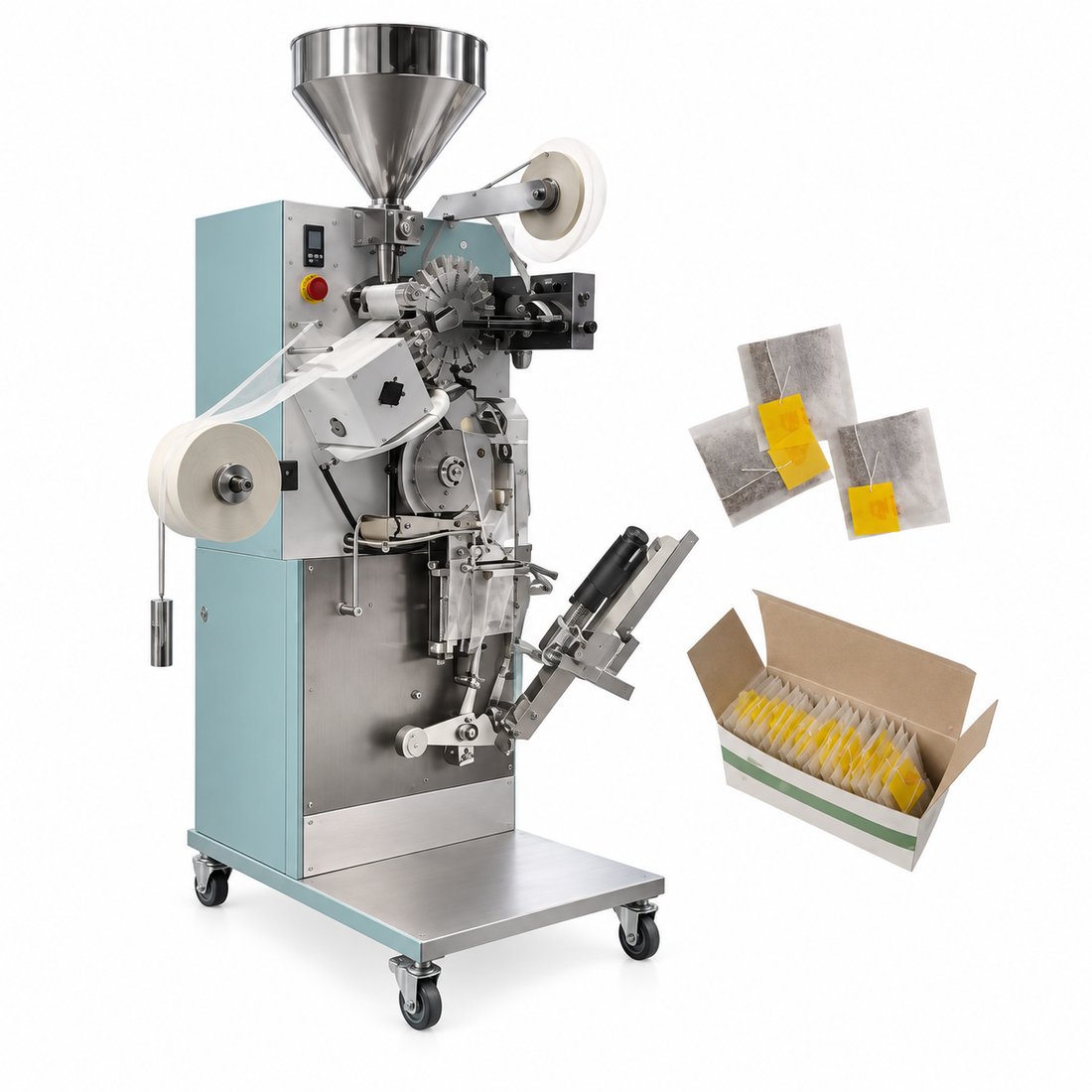 High Speed Tea Bag Packing Machine with Box Device System