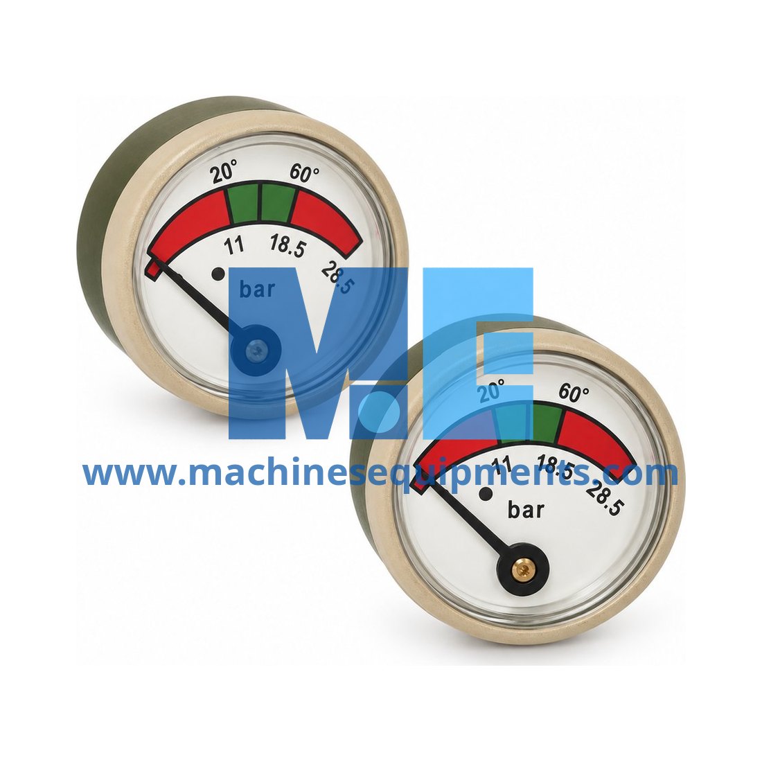 Manometer Pressure Gauge for ABC Powder Fire Extinguisher — Fire Fighting Equipment