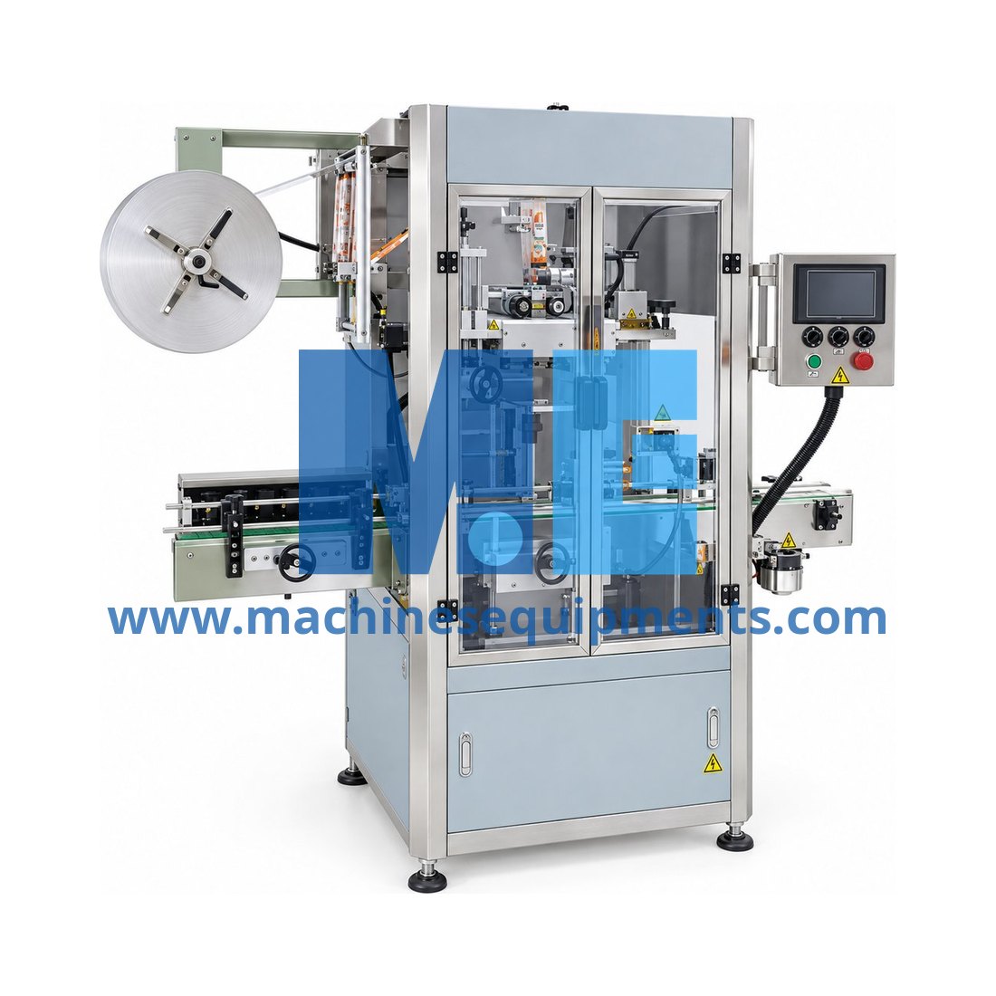 Food Neck Shrink Sleeve Applicator — Food Processing Machines