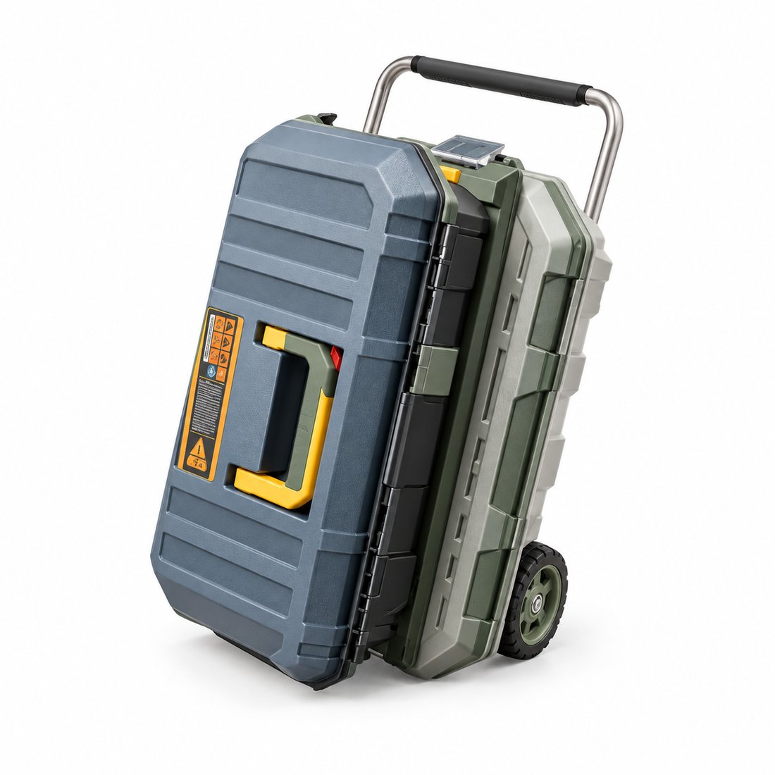 Plastic Rolling Two In One Tool Box