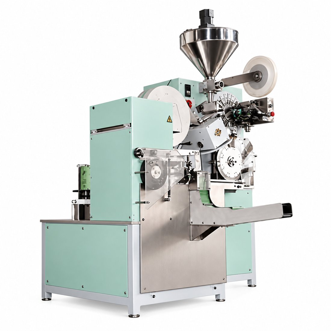 Pyramid Tea Bag with Envelope Packing Machine