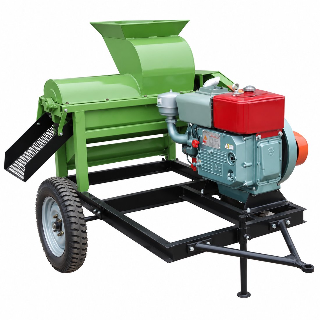 Thresher with Diesel Corn Sheller Machine