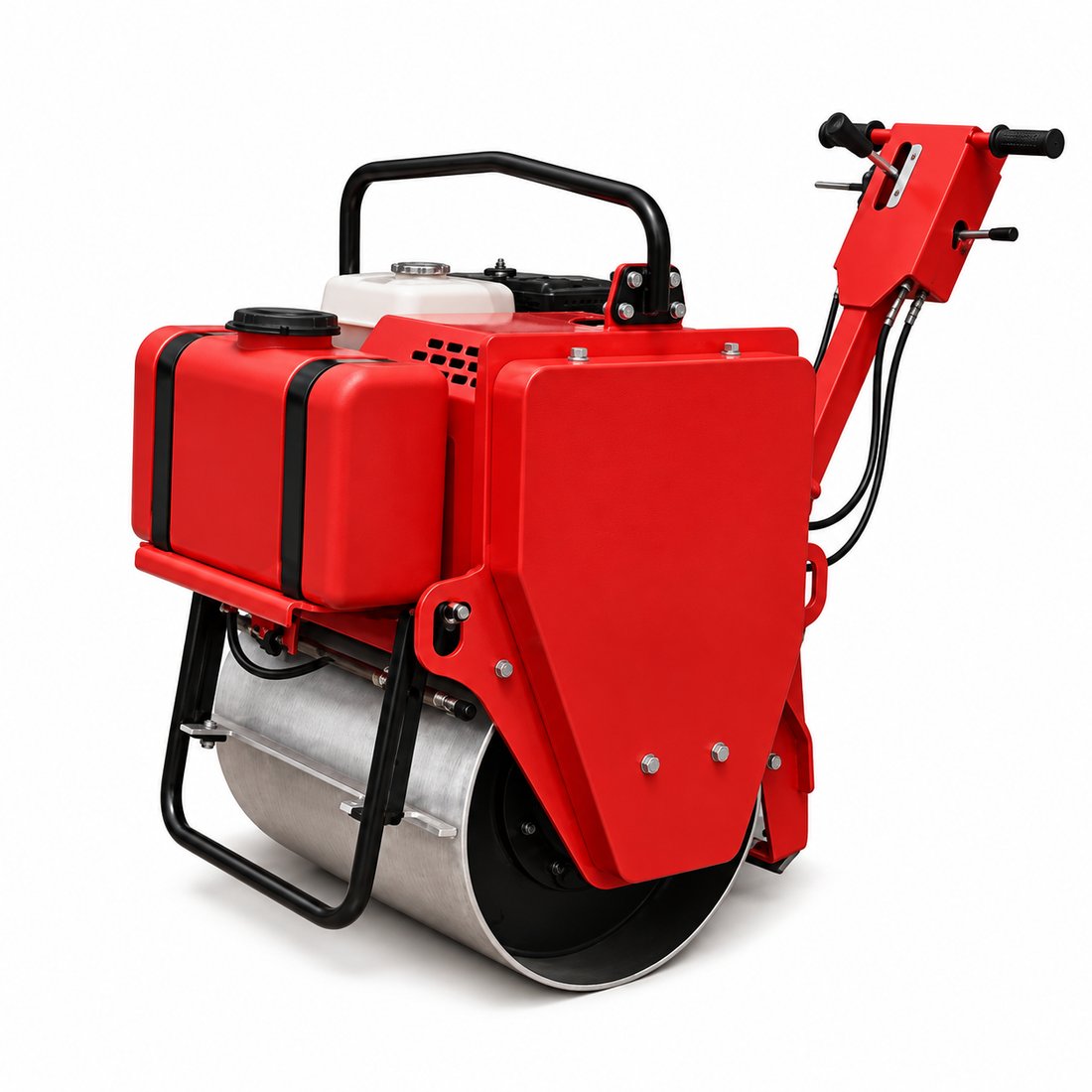 Construction Ton Single Drum Frequency and Amplitude Modulation Vibratory Roller