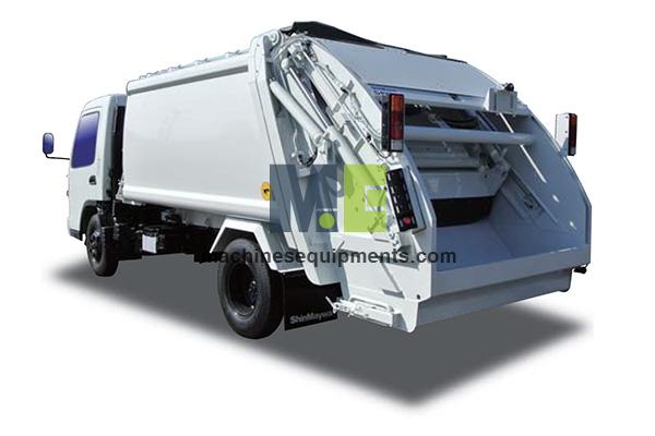 Construction 7m3 Garbage Compactor Trucks