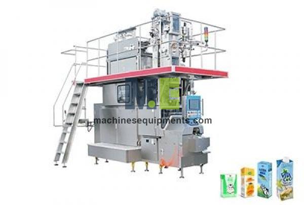 Food Aseptic Brick Carton Aseptic Filling Machine for 100-330ml