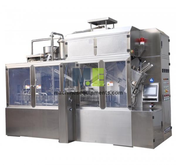 Food Aseptic Brick Carton Aseptic Filling Machine for 100 -330ml