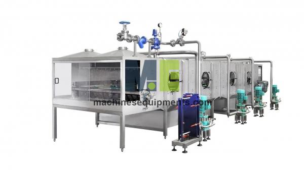 Food Continuous Spraying Type Pasteurization and Cooling Tunnel