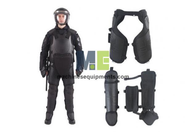 Army Free Size Riot Gear Body Armor , Black Military Body Armor With T Baton