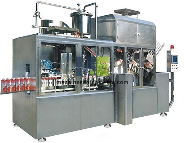 Food Gable Top Carton Filling Machine