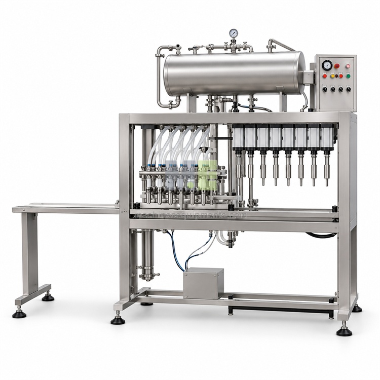 Food Glass Bottle Filling Machine (PLC)