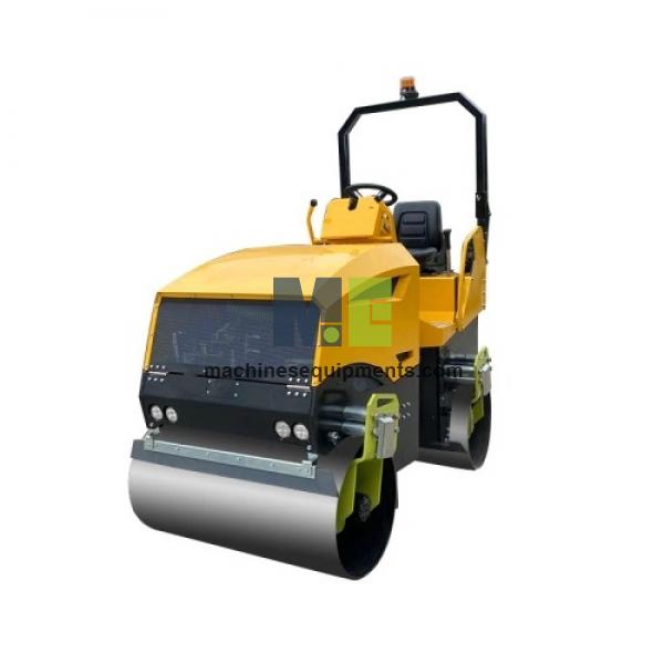 Construction Tandem Drum Mechanical Driven 3 Ton Vibratory Road Roller