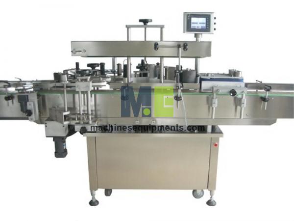 Food Top and Bottom Sticker Labeling Machine